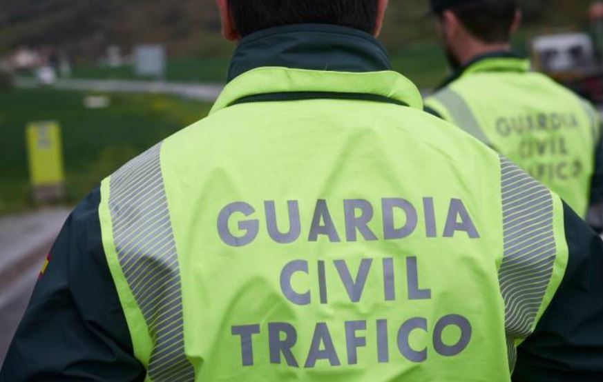 Imagen del camión que transportaba madera con un 45% más del peso permitido