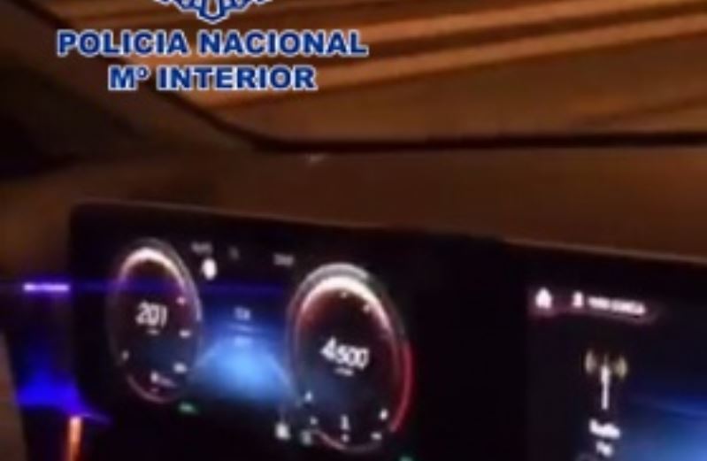 Imagen del exceso de velocidad