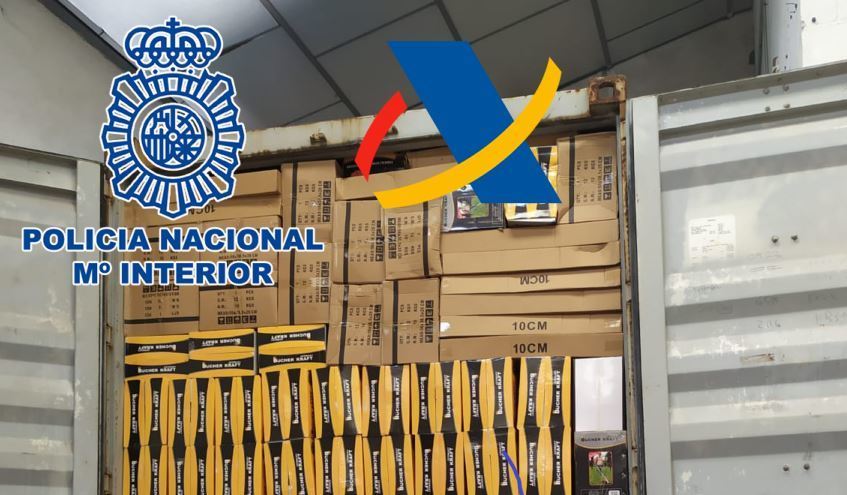 Detenido un individuo que ganó más de 335.500 euros comercializando productos falsos.