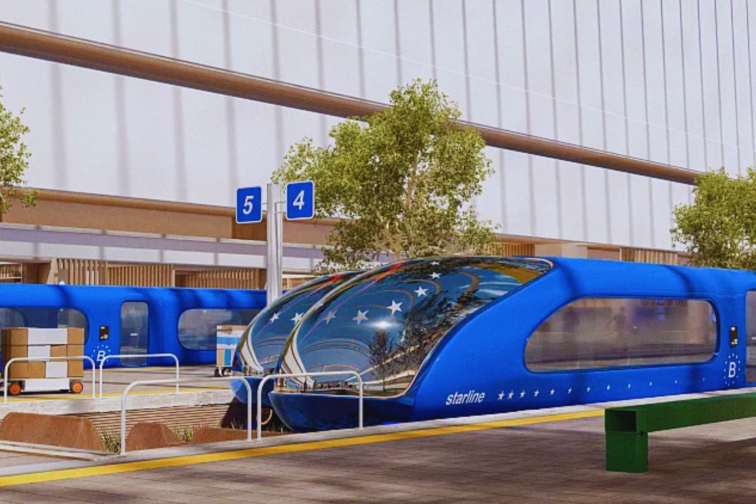 Starline, el tren de alta velocidad que quiere revolucionar Europa en 2040