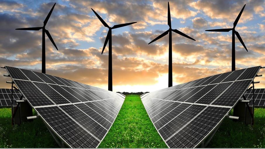 Imagen de la producción de energías limpias