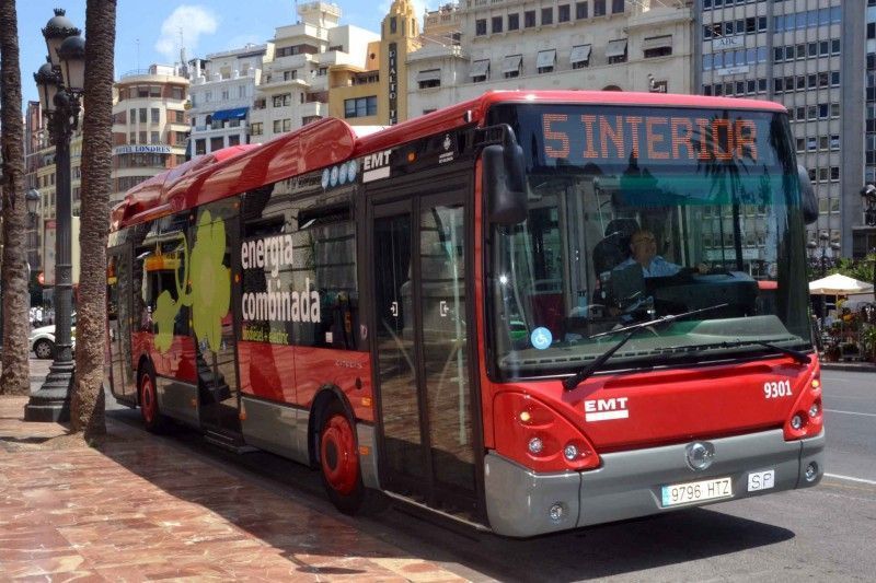 Un autobús de la EMT de Valencia