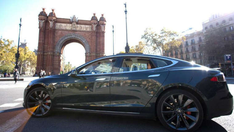 Un coche de VTC