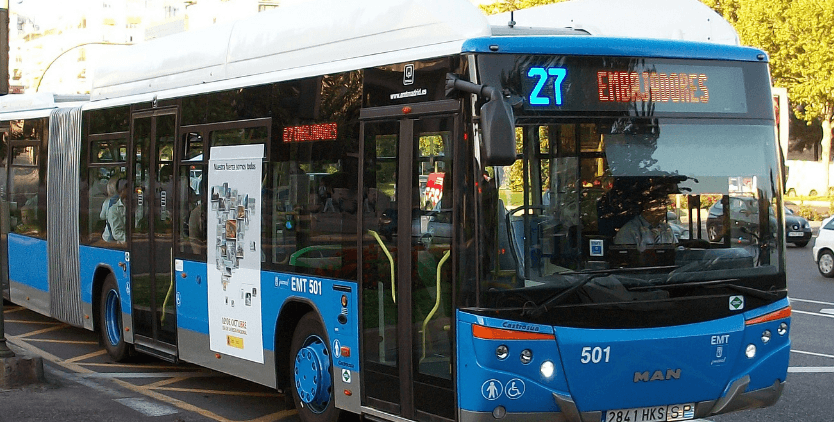 Un autobús de la EMT de Madrid