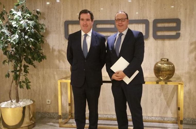 Reunión de Astic y la CEOE