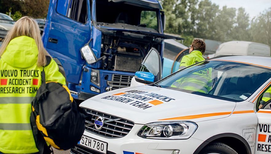 Miembros del Equipo de Accidentes de Volvo Trucks
