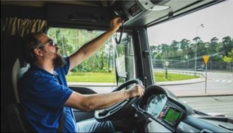 Imagen de un camionero