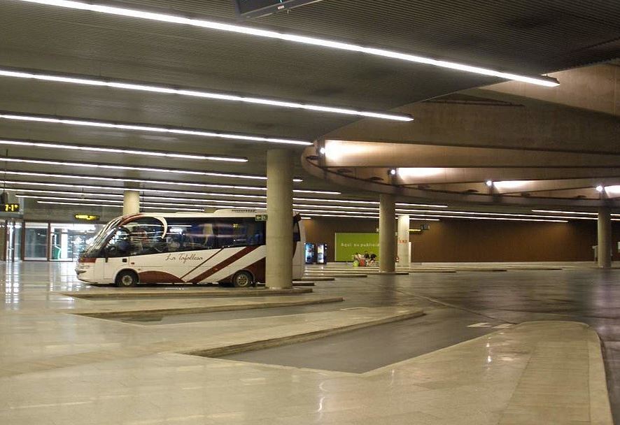 Imagen de la estación de autobuses de Pamplona
