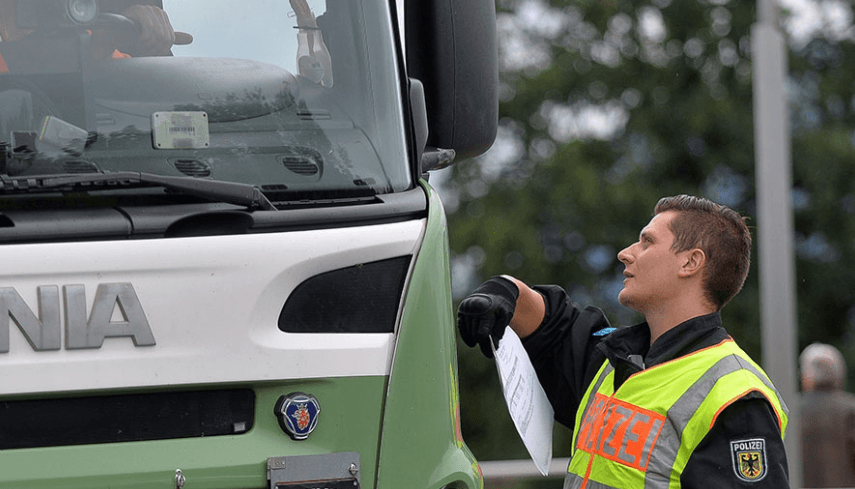 Control de transporte de mercancías por carretera en Alemania
