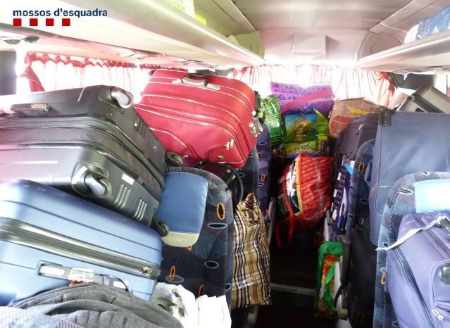 Imagen del interior del autobús