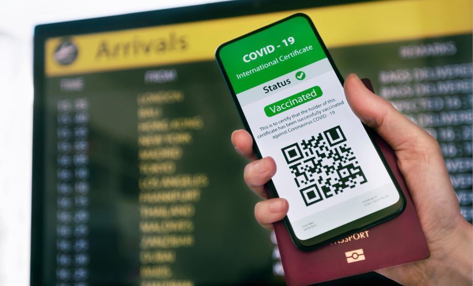 Imagen del Certificado Covid Digital de la UE