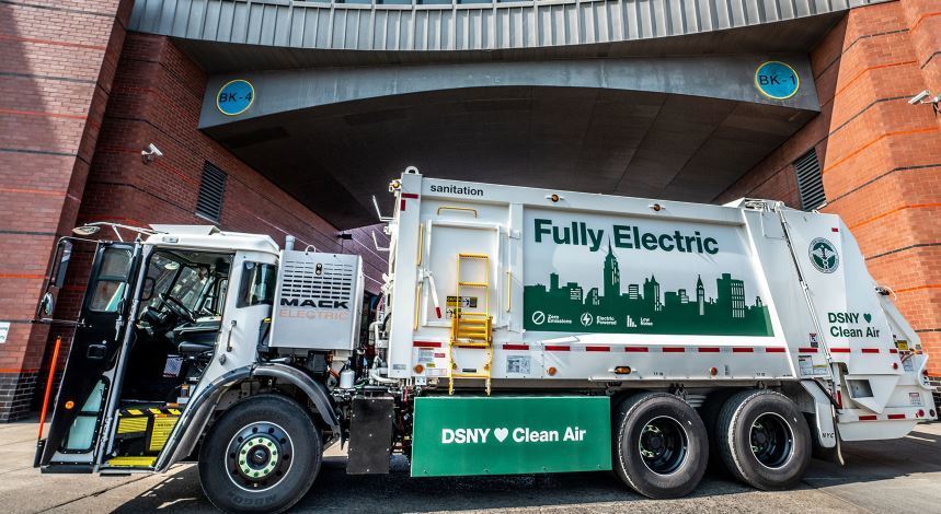 Imagen del camión Mack LR Electric