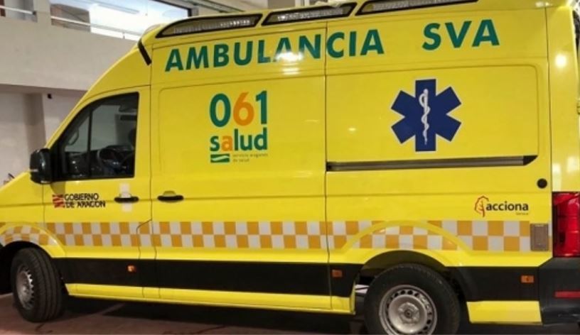 Imagen del Transporte Sanitario de Aragón de Acciona y Ambunova