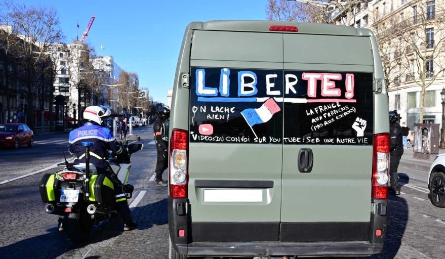 El "Convoy de La Libertad" está a las puertas de París