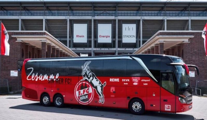 Imagen del autobús del FC Colonia