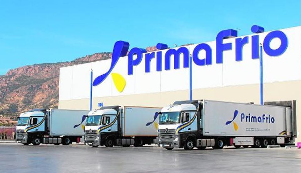 Camiones de Primafrio en una de sus sedes