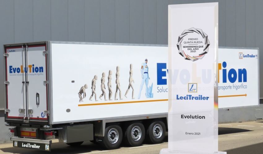 Evolution el semirremolque frigorífico de Lecitrailer elegido mejor semirremolque del año en España