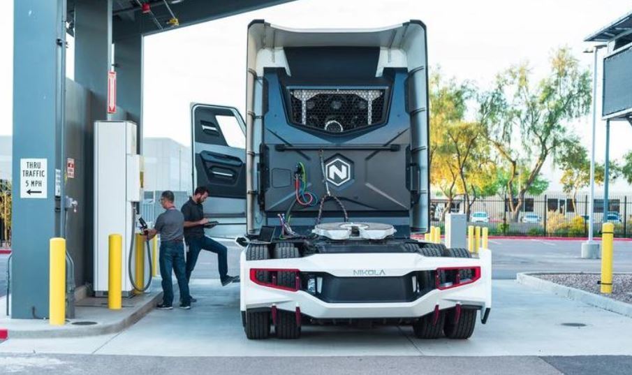 Camión con motor de hidrógeno de Nikola