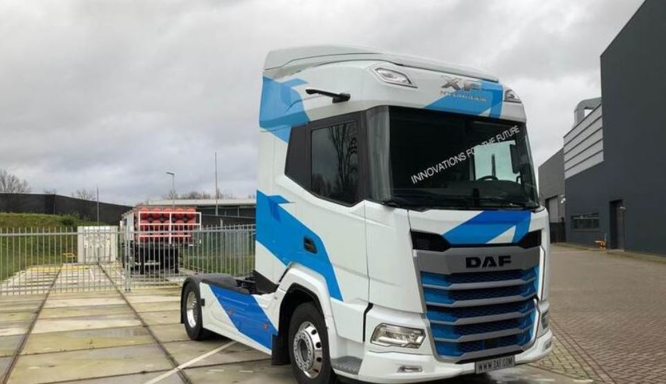 Motor de combustión de hidrógeno de DAF y TNO