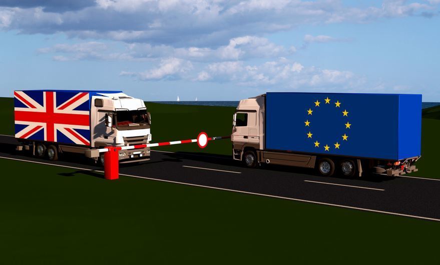 Camiones en la frontera UE-Reino Unido. el acuerdo minucioso