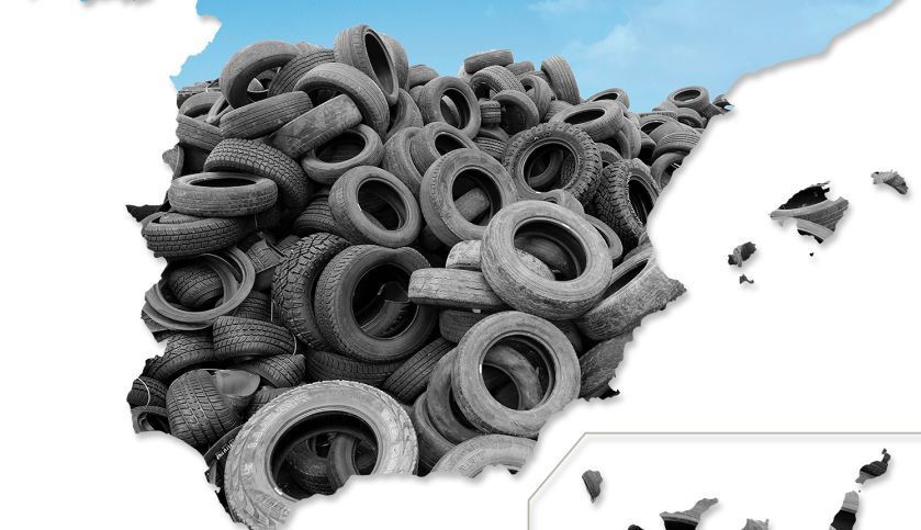 Imagen de España y el reciclado de neumáticos