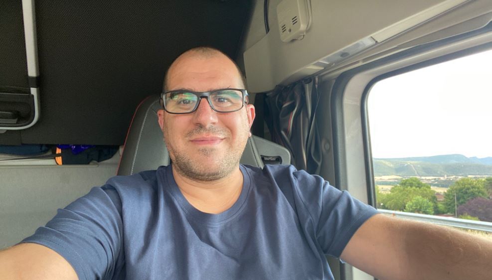 Imagen del Camionero de la semana Carlos García Corral