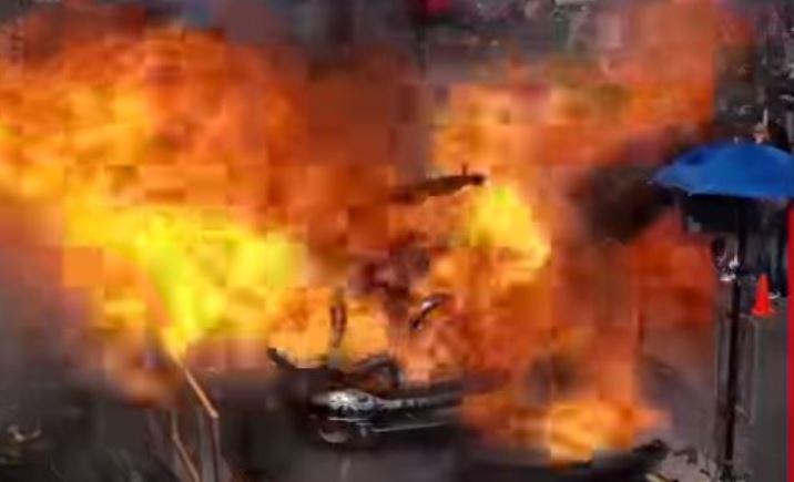 Imagen de la explosión