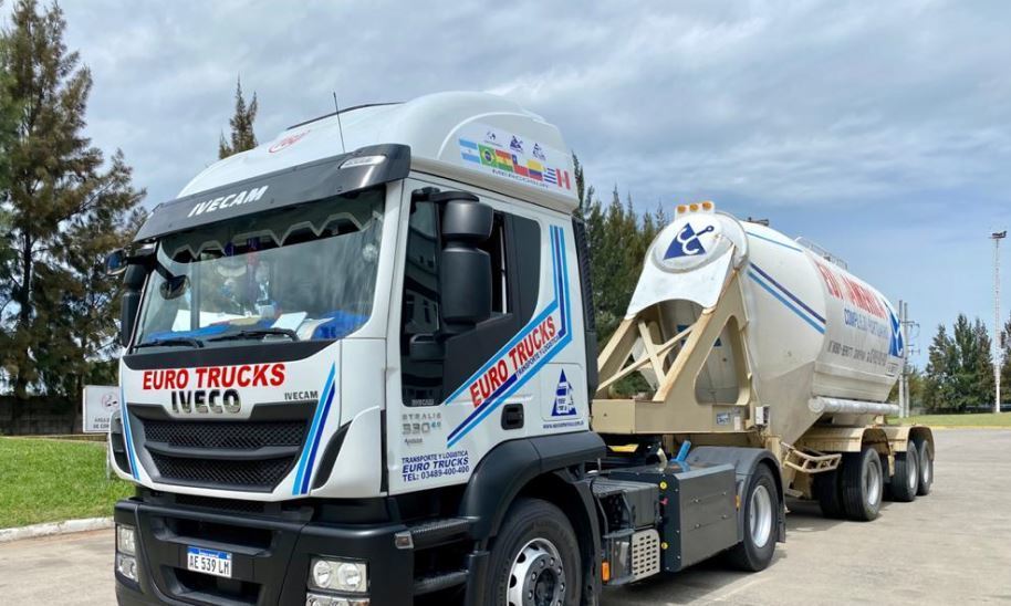 Eurotrucks usa camiones a GNC para la logística internacional