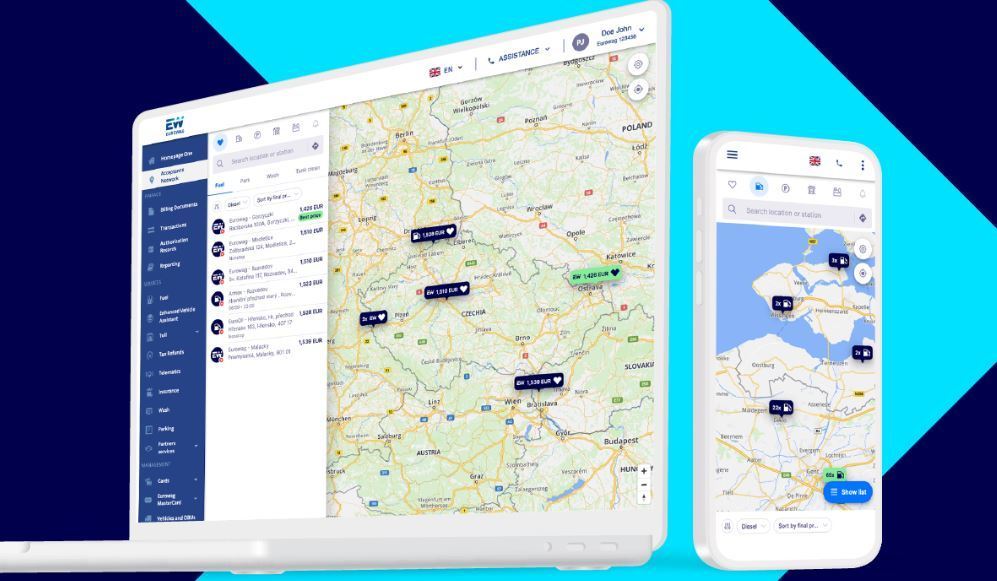 Imagen de Eurowag presenta su actualización con un mapa mejorado para la navegación personalizada de camiones