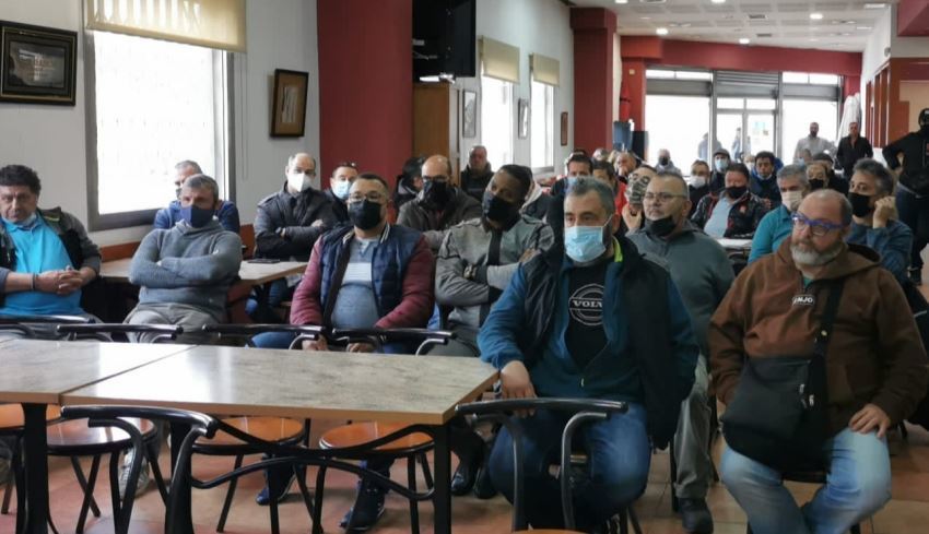 Éxito de las reuniones de la Plataforma en Defensa del Sector del Transporte en Aragón y Cataluña