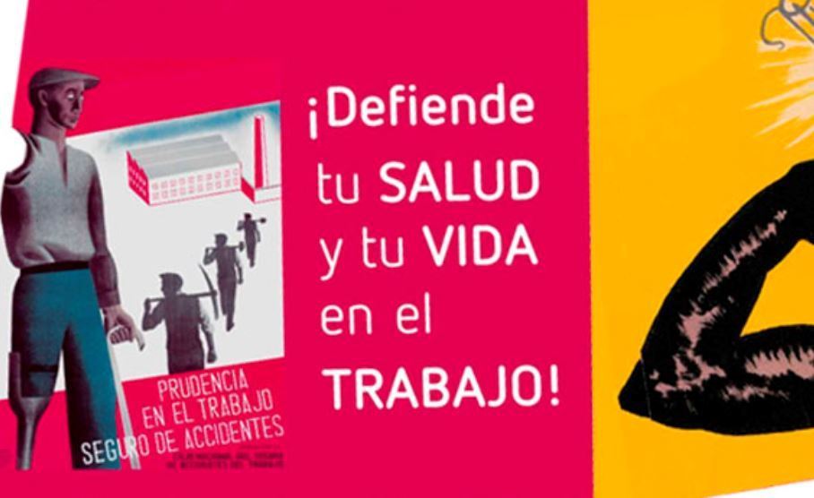 Imagen de uno de los carteles de la exposición de UGT