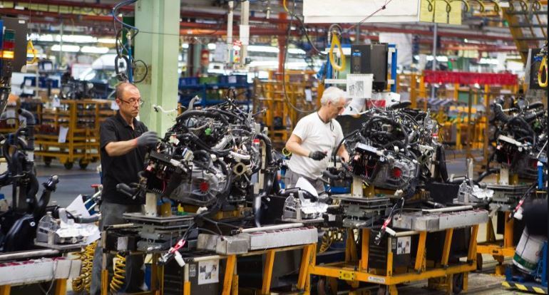 Imagen de la fábrica de Nissan en Barcelona