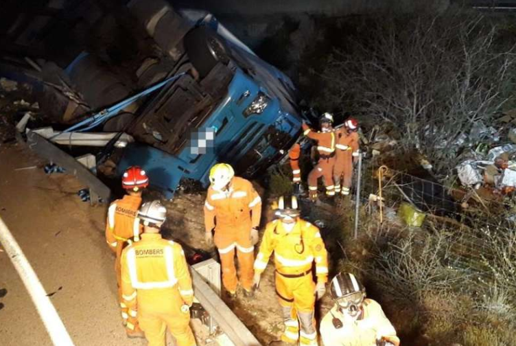 Imagen del accidente