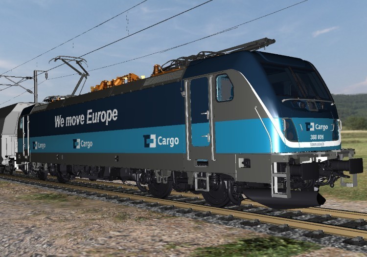 Imagen de uno de los ferrocarriles fabricados por Bombardier