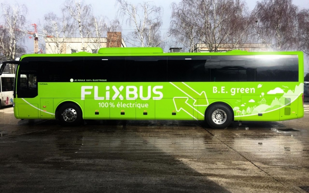 Autobús de línea regular 100% eléctrico de Flixbus
