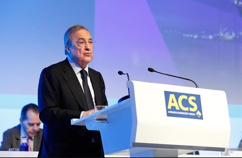 Florentino Pérez, presidente de ACS