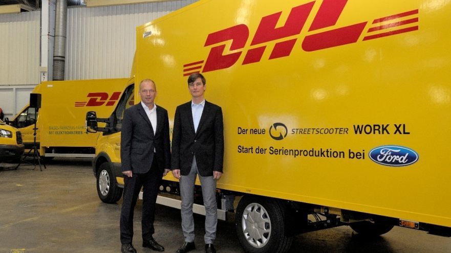 Nuevas furgonetas eléctricas de Ford para DHL