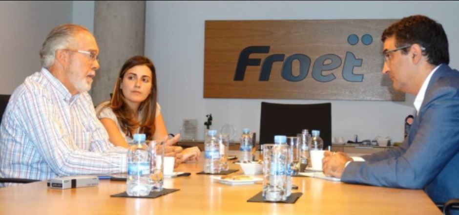 Imagen de la reunión mantenida entre Pérezcarro y el diputado de Ciudadanos
