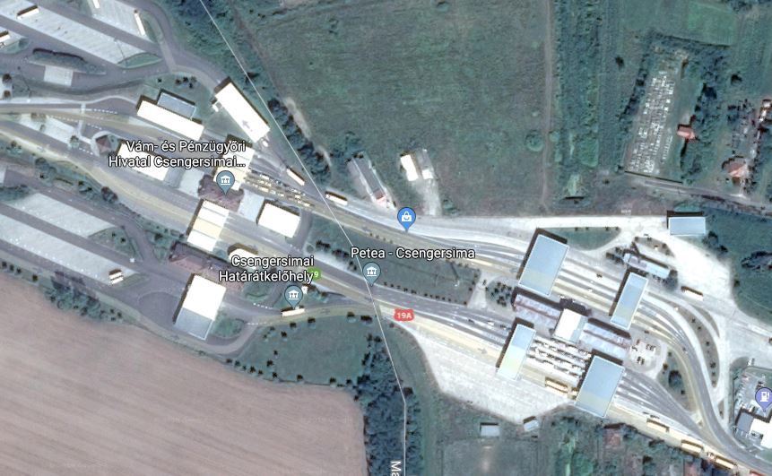 Imagen de la frontera entre Rumania y Hungría