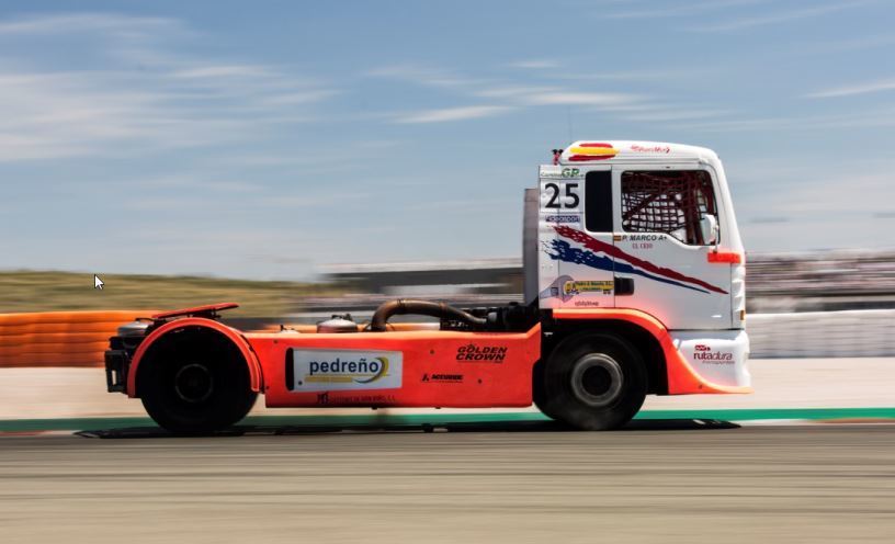 Imagen del camión ganador de la Gran Carrera de Camiones de Valencia