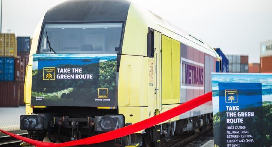 GEFCO presenta el primer tren de bloques neutros en carbono en la nueva Ruta de la Seda