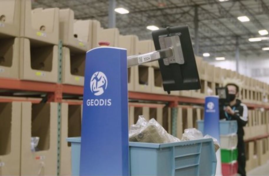 Imagen de LocusBots para los almacenes de GEODIS