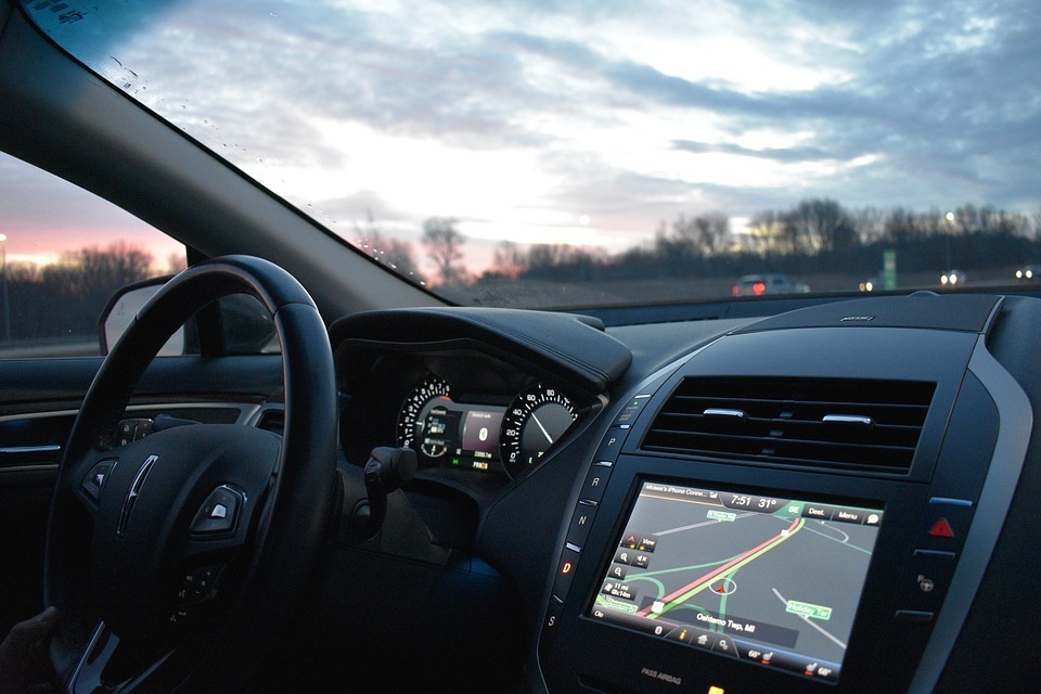Imagen de un GPS de coche