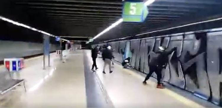 Ataque de los grafiteros. Europa Press.
