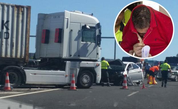Una imagen del lugar del accidente,