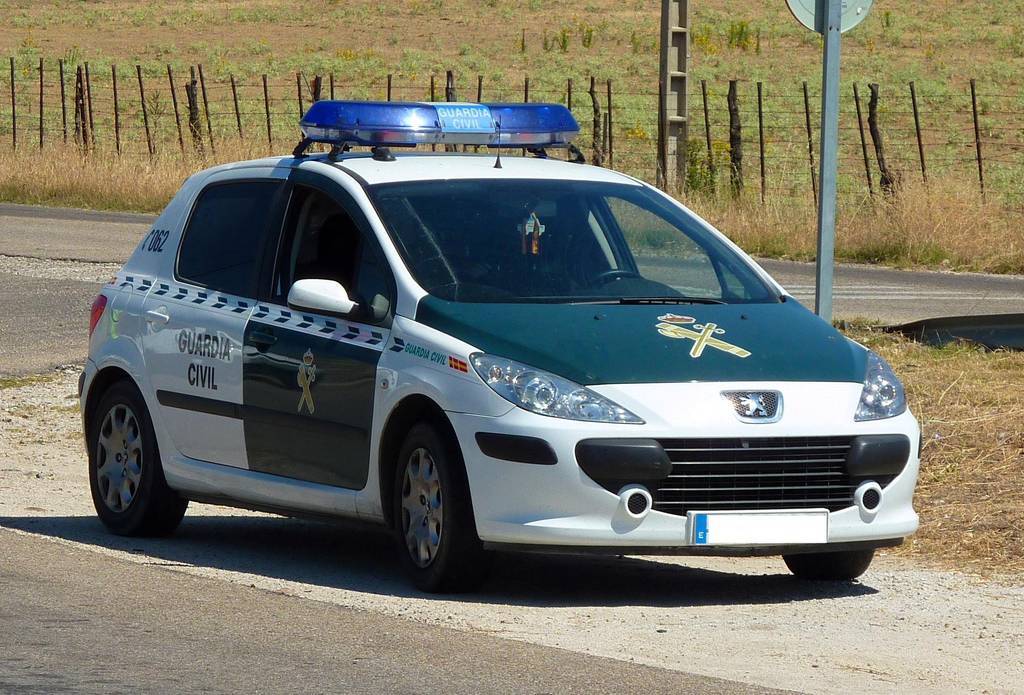 Imagen de un coche de la Guardia Civil