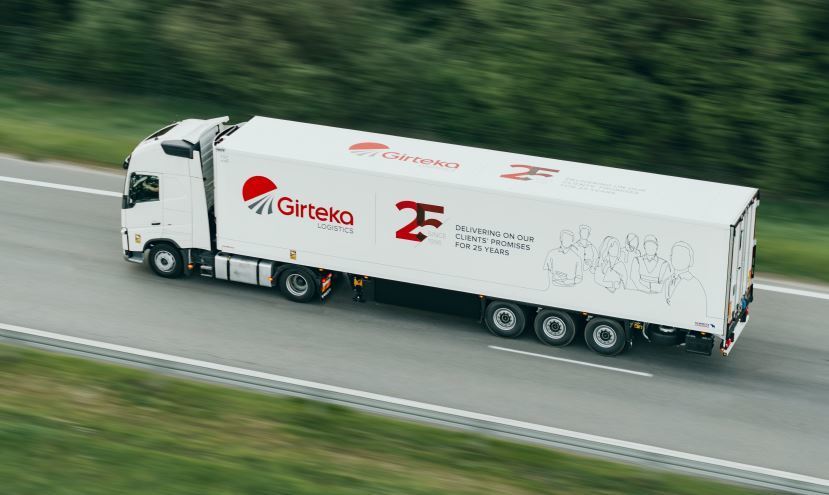Imagen de un camión de Girteka Logistics