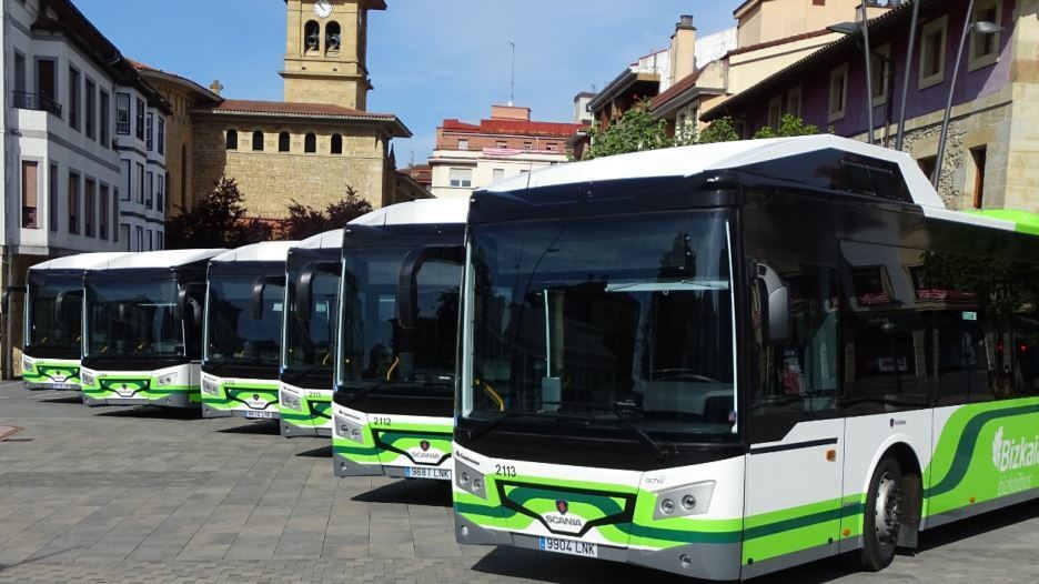 Grupo Acha amplía su flota con 6 nuevos autobuses híbridos de Scania
