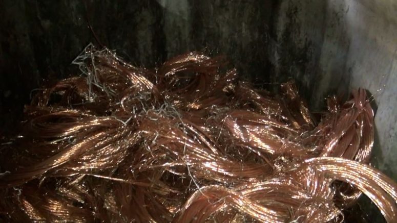 La Guardia Civil interviene más de 3 toneladas de cable de cobre robado