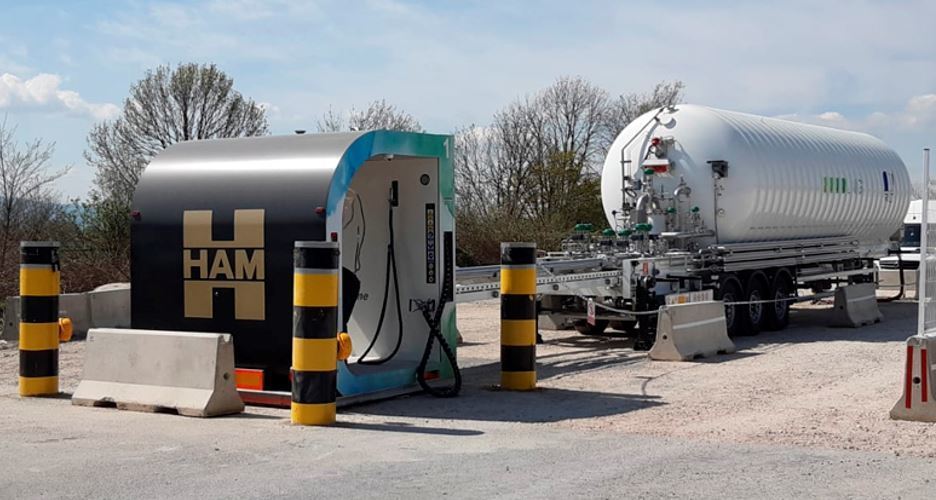 HAM inaugura una estación de servicio GNL en Montmarault, Francia
